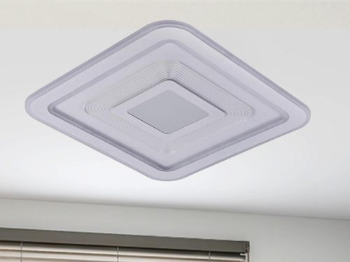 LED design mennyezeti lámpa 105W, 8400lm, 3000-6500K, 499x499mm, IP20 - J1322/W