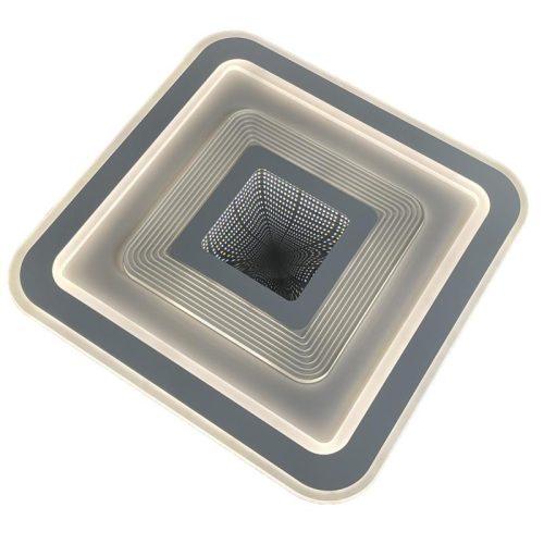LED design mennyezeti lámpa 105W, 8400lm, 3000-6500K, 499x499mm, IP20 - J1322/W