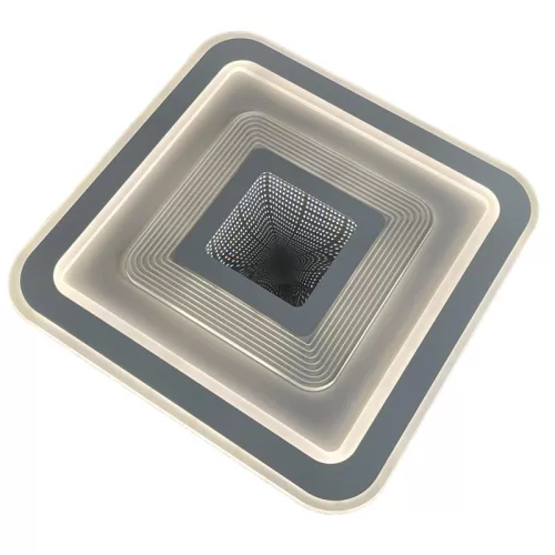 LED design mennyezeti lámpa 105W, 8400lm, 3000-6500K, 499x499mm, IP20 - J1322/W