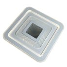 LED design mennyezeti lámpa 105W, 8400lm, 3000-6500K, 499x499mm, IP20 - J1322/W