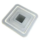 LED design mennyezeti lámpa 105W, 8400lm, 3000-6500K, 499x499mm, IP20 - J1322/W