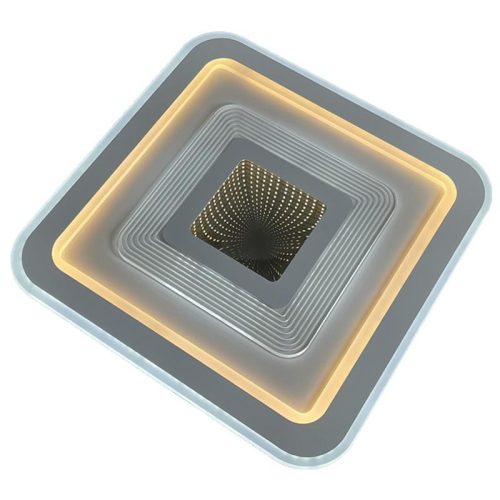 LED design mennyezeti lámpa 105W, 8400lm, 3000-6500K, 499x499mm, IP20 - J1322/W