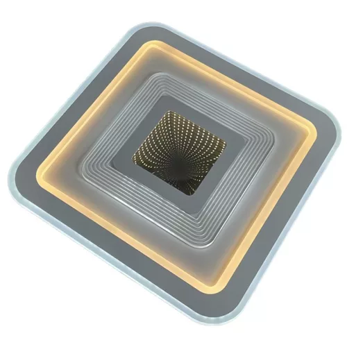 LED design mennyezeti lámpa 105W, 8400lm, 3000-6500K, 499x499mm, IP20 - J1322/W