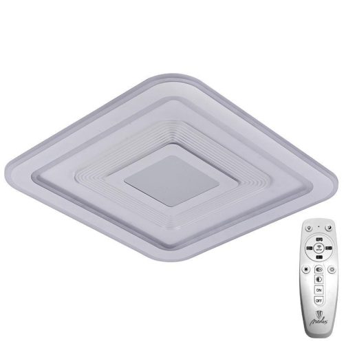 LED design mennyezeti lámpa 105W, 8400lm, 3000-6500K, 499x499mm, IP20 - J1322/W