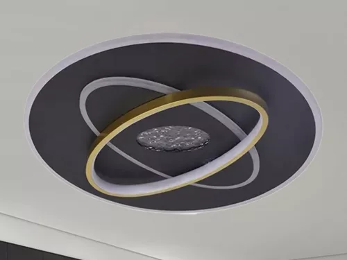 LED Design Mennyezeti Lámpa 80W, dimmelhető, RF távirányítós, 3000K-6500K - J1325/B