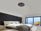 LED Design Mennyezeti Lámpa 80W, dimmelhető, RF távirányítós, 3000K-6500K - J1325/B