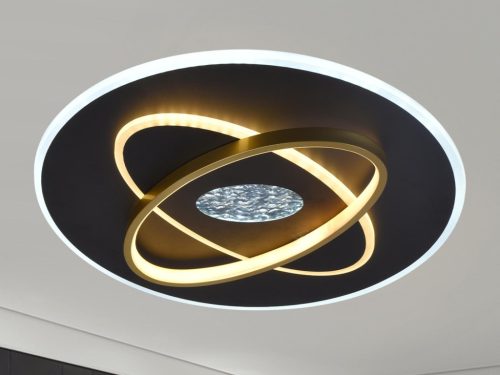 LED Design Mennyezeti Lámpa 80W, dimmelhető, RF távirányítós, 3000K-6500K - J1325/B