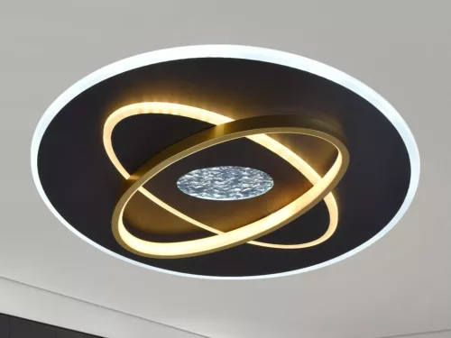 LED Design Mennyezeti Lámpa 80W, dimmelhető, RF távirányítós, 3000K-6500K - J1325/B