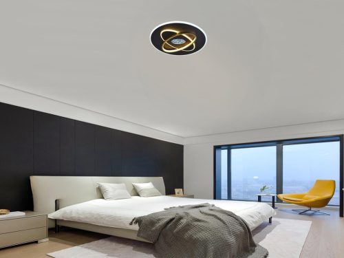 LED Design Mennyezeti Lámpa 80W, dimmelhető, RF távirányítós, 3000K-6500K - J1325/B