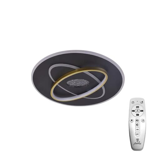 LED Design Mennyezeti Lámpa 80W, dimmelhető, RF távirányítós, 3000K-6500K - J1325/B