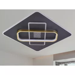   LED design mennyezeti lámpa 90W, 4500lm, 3000K-6500K, IP20 - J1326/B