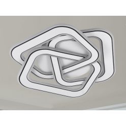   LED design mennyezeti lámpa 130W, 9000 lm, 3000K–6500K, IP20 - J1327/W