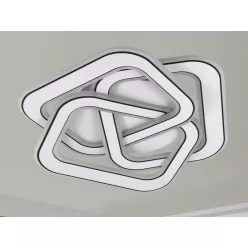   LED design mennyezeti lámpa 130W, 9000 lm, 3000K–6500K, IP20 - J1327/W