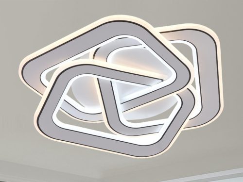 LED design mennyezeti lámpa 130W, 9000 lm, 3000K–6500K, IP20 - J1327/W