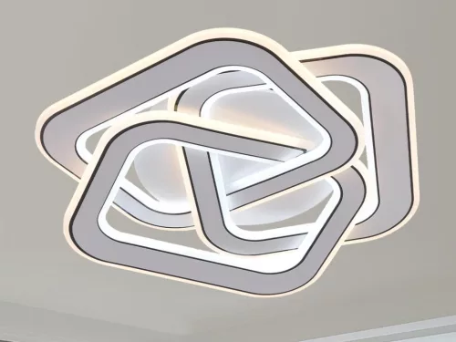 LED design mennyezeti lámpa 130W, 9000 lm, 3000K–6500K, IP20 - J1327/W