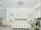 LED design mennyezeti lámpa 130W, 9000 lm, 3000K–6500K, IP20 - J1328/W