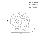 LED design mennyezeti lámpa 130W, 9000 lm, 3000K–6500K, IP20 - J1328/W