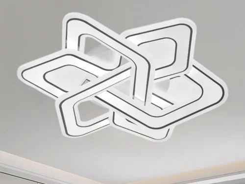 LED design mennyezeti lámpa 130W, 9000 lm, 3000K–6500K, IP20 - J1329/W