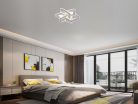 LED design mennyezeti lámpa 130W, 9000 lm, 3000K–6500K, IP20 - J1329/W