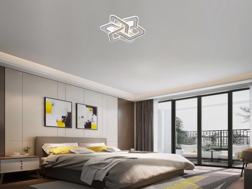 LED design mennyezeti lámpa 130W, 9000 lm, 3000K–6500K, IP20 - J1329/W