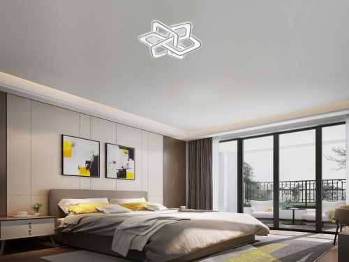 LED design mennyezeti lámpa 130W, 9000 lm, 3000K–6500K, IP20 - J1329/W