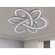 LED design mennyezeti lámpa 130W, 9000 lm, 3000K-6500K, IP20, 520x520x70mm - J1330/W