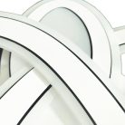 LED design mennyezeti lámpa 130W, 9000 lm, 3000K-6500K, IP20, 520x520x70mm - J1330/W