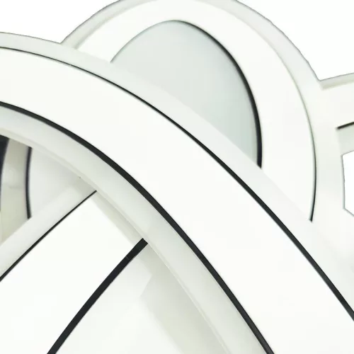 LED design mennyezeti lámpa 130W, 9000 lm, 3000K-6500K, IP20, 520x520x70mm - J1330/W