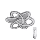 LED design mennyezeti lámpa 130W, 9000 lm, 3000K-6500K, IP20, 520x520x70mm - J1330/W