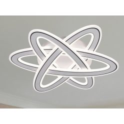   LED design mennyezeti lámpa 130W, 9000 lm, 3000K-6500K, IP20, 520x520x70mm - J1331/W