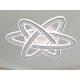 LED design mennyezeti lámpa 130W, 9000 lm, 3000K-6500K, IP20, 520x520x70mm - J1331/W