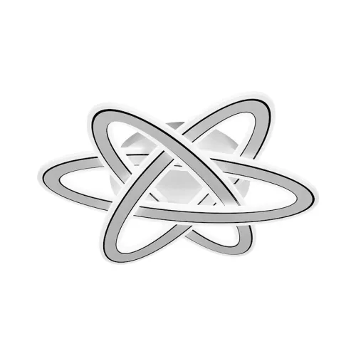 LED design mennyezeti lámpa 130W, 9000 lm, 3000K-6500K, IP20, 520x520x70mm - J1331/W