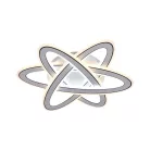 LED design mennyezeti lámpa 130W, 9000 lm, 3000K-6500K, IP20, 520x520x70mm - J1331/W