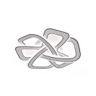 LED design mennyezeti lámpa 140W, 10000 lm, 3000K-6500K, IP20, 520x520x70mm - J1332/W