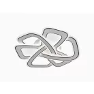 LED design mennyezeti lámpa 140W, 10000 lm, 3000K-6500K, IP20, 520x520x70mm - J1332/W