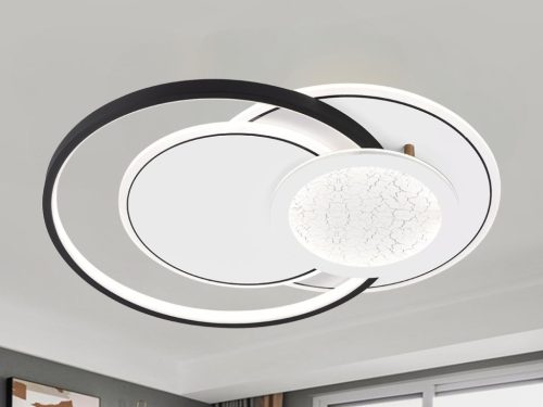 LED design mennyezeti lámpa 80W, 4600 lm, 3000K-6500K, IP20, 560x430x70mm - J1333/W