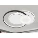 LED design mennyezeti lámpa 80W, 4600 lm, 3000K-6500K, IP20, 560x430x70mm - J1333/W