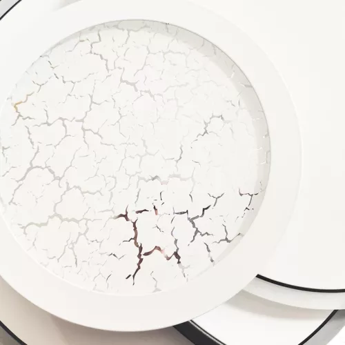 LED design mennyezeti lámpa 80W, 4600 lm, 3000K-6500K, IP20, 560x430x70mm - J1333/W