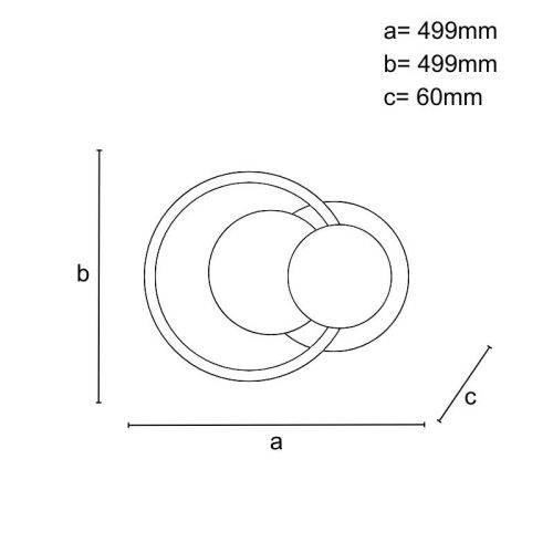 LED design mennyezeti lámpa 80W, 4600 lm, 3000K-6500K, IP20, 560x430x70mm - J1333/W
