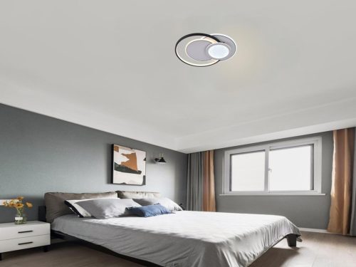 LED design mennyezeti lámpa 80W, 4600 lm, 3000K-6500K, IP20, 560x430x70mm - J1333/W