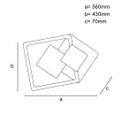 LED világítás + vezérlés 85W - J1334/W