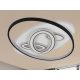 LED design mennyezeti lámpa 85W, 5600 lm, 3000K-6500K, IP20, 560x430x70mm - J1335/W