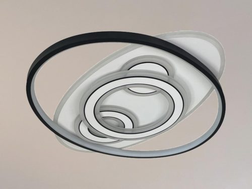 LED design mennyezeti lámpa 105W, 6900 lm, 3000K-6500K, IP20, 499x499x60mm - J1336/W