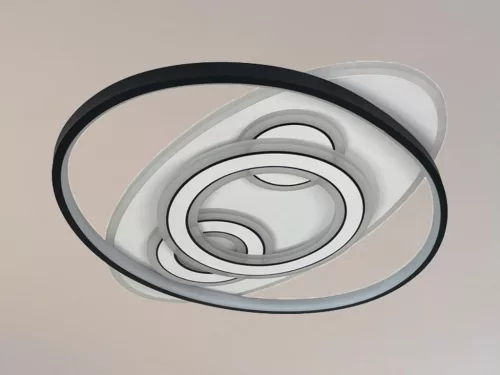 LED design mennyezeti lámpa 105W, 6900 lm, 3000K-6500K, IP20, 499x499x60mm - J1336/W