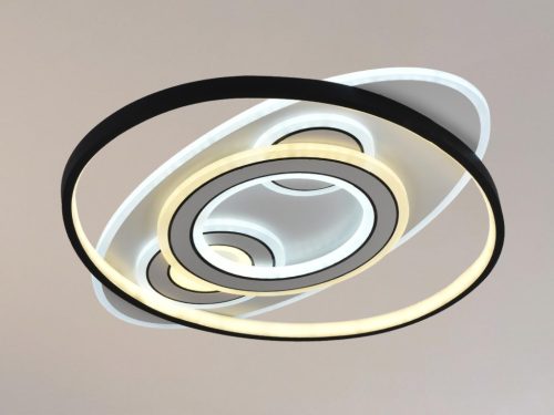 LED design mennyezeti lámpa 105W, 6900 lm, 3000K-6500K, IP20, 499x499x60mm - J1336/W