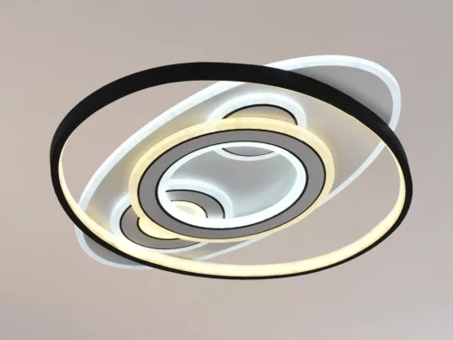 LED design mennyezeti lámpa 105W, 6900 lm, 3000K-6500K, IP20, 499x499x60mm - J1336/W