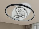 LED design mennyezeti lámpa 105W, 6900 lm, 3000K-6500K, IP20, 499x499x60mm - J1337/W