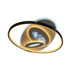 LED design mennyezeti lámpa 105W, 6900 lm, 3000K-6500K, IP20, 499x499x60mm - J1337/W