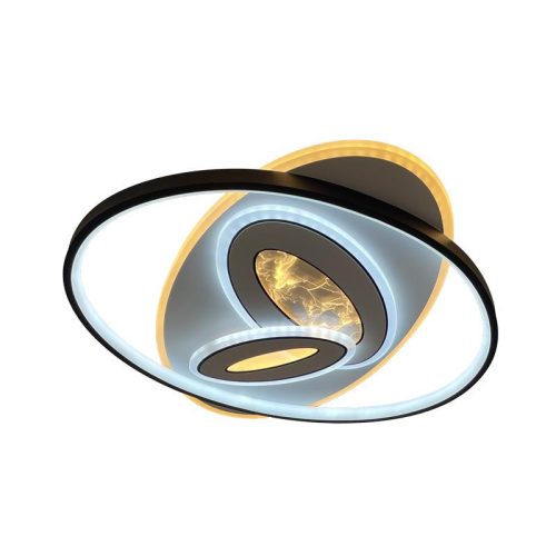 LED design mennyezeti lámpa 105W, 6900 lm, 3000K-6500K, IP20, 499x499x60mm - J1337/W