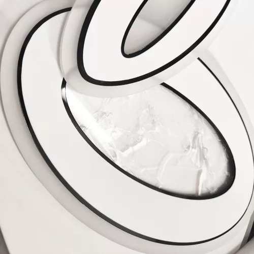 LED design mennyezeti lámpa 105W, 6900 lm, 3000K-6500K, IP20, 499x499x60mm - J1337/W